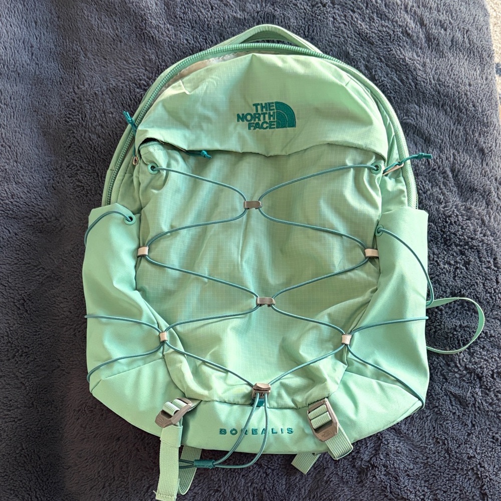 The North Face Borealis Women’s Backpack in Wasabi/Harbor Blue